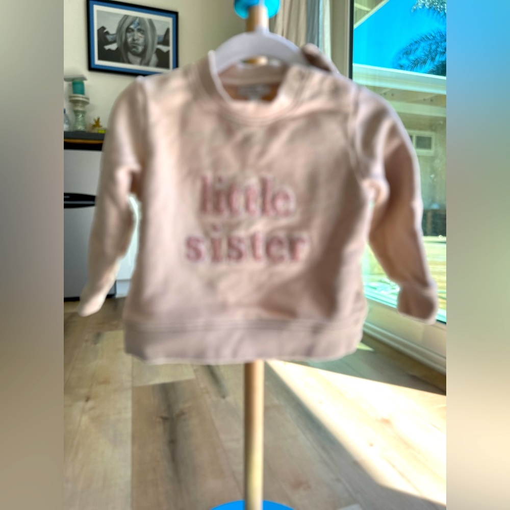 Livly “Little Sister” sweatshirt 9-12 months